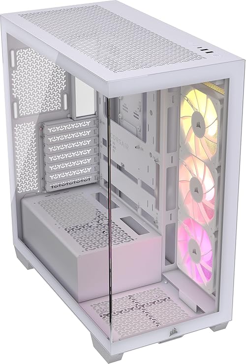 CORSAIR 3500X ARGB Mid-Tower ATX PC Case – Panoramic Tempered Glass